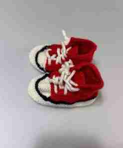 SANIYE Baby Sneaker Booties - Red