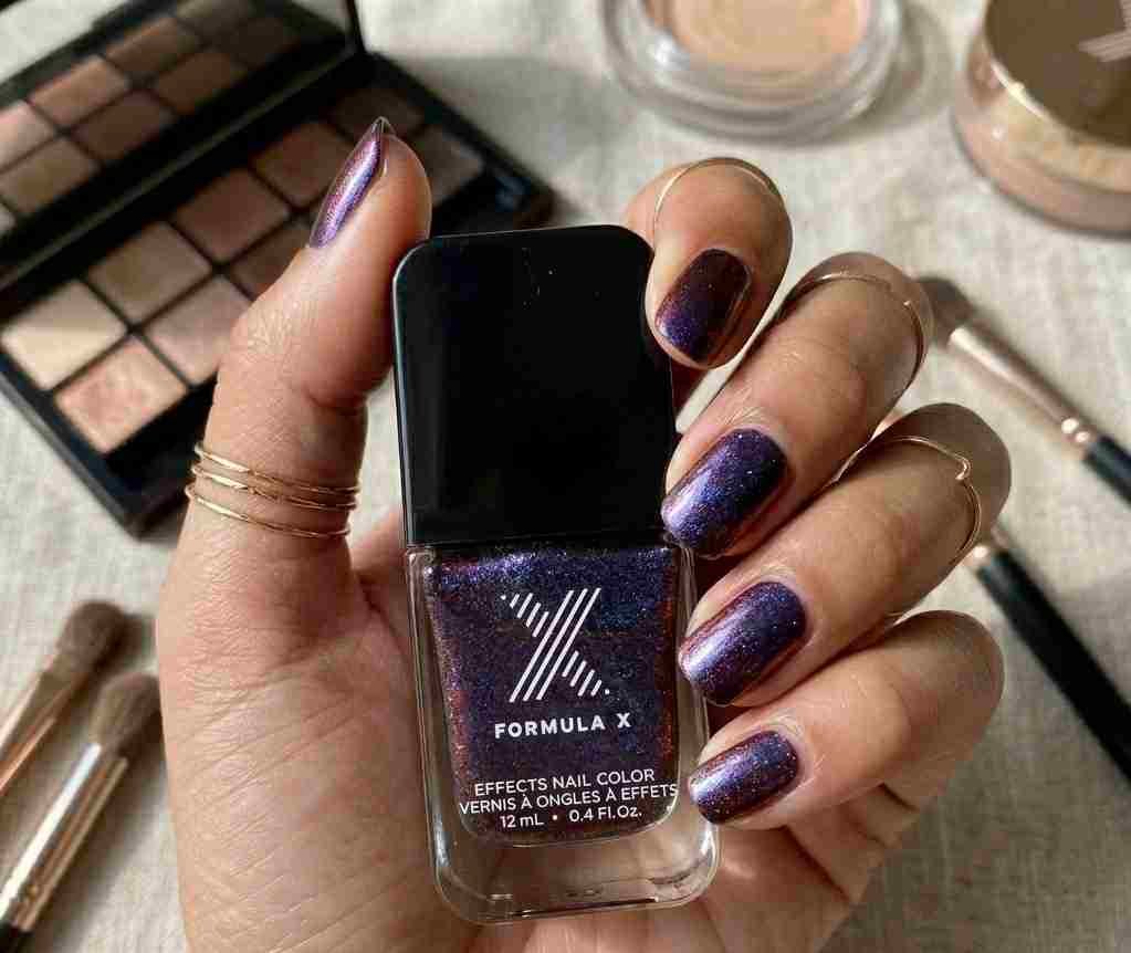 Formula X Effects Nail Color - Purple Galaxy Shimmer ( Legend )