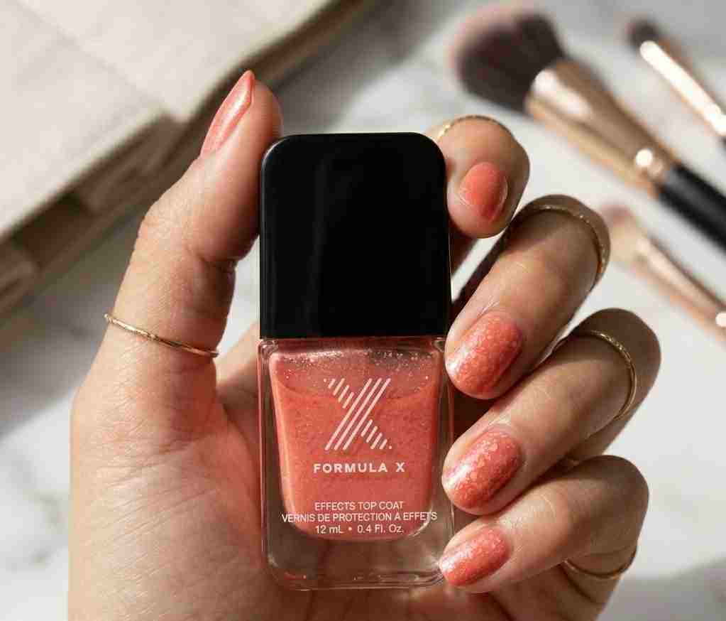 Formula X Effects Top Coat - Coral Orange Texture ( Firecracker )