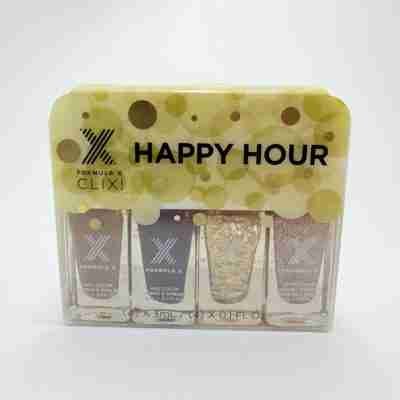Formula X CLIX! Happy Hour 4-Piece Nail Color Mini Set